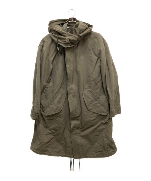 THE RERACS（ザ リラクス）THE RERACS (ザ リラクス) ライナー付モッズコート オリーブ サイズ:48の古着・服飾アイテム