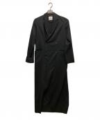 MARW UNITED ARROWSマルゥ ユナイテッドアローズ）の古着「ダブルジャケット ワンピース」｜ブラック