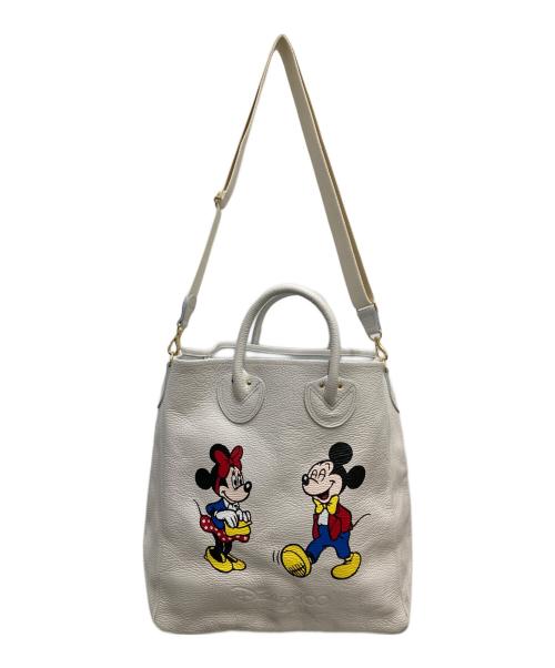 DISNEY（ディズニー）Disney (ディズニー) YOUNG & OLSEN The DRYGOODS STORE (ヤングアンドオルセン ザ ドライグッズストア) Disney100 / トートバッグ アイボリー 未使用品の古着・服飾アイテム