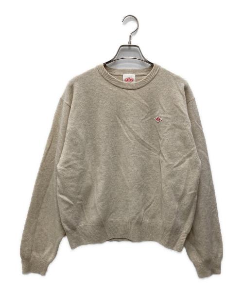 DANTON（ダントン）DANTON (ダントン) ラムズウール クルーネックプルオーバー ロングスリーブ アイボリー サイズ:38の古着・服飾アイテム