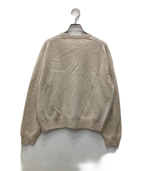 DANTON（ダントン）DANTON (ダントン) ラムズウール クルーネックプルオーバー ロングスリーブ アイボリー サイズ:38の古着・服飾アイテム