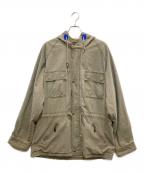 CREWクルー）の古着「フーデッドコート」｜カーキ