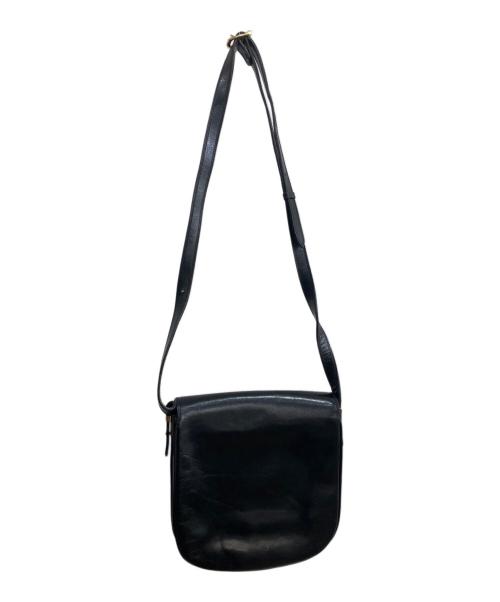 BALLY（バリー）BALLY (バリー) レザーショルダーバッグ ブラックの古着・服飾アイテム