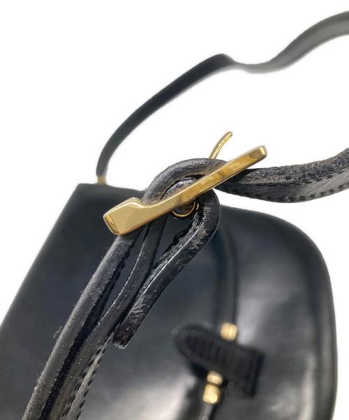 BALLY（バリー）BALLY (バリー) レザーショルダーバッグ ブラックの古着・服飾アイテム