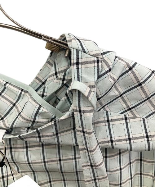 tibi（ティビ）tibi (ティビ) ノースリーブブラウス ブルー サイズ:2 未使用品の古着・服飾アイテム