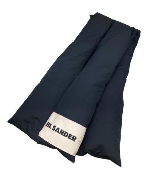 JIL SANDER+（ジルサンダープラス）JIL SANDER+ (ジルサンダープラス) ダウンマフラー ネイビー サイズ:Uの古着・服飾アイテム