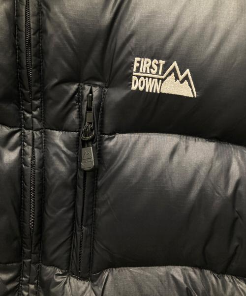 FIRST DOWN（ファーストダウン）FIRST DOWN (ファーストダウン) ダウンジャケット ブラック サイズ:Sの古着・服飾アイテム