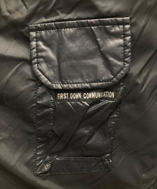 FIRST DOWN（ファーストダウン）FIRST DOWN (ファーストダウン) ダウンジャケット ブラック サイズ:Sの古着・服飾アイテム
