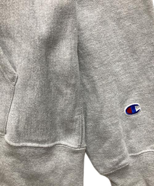 Champion REVERSE WEAVE（チャンピオン リバース ウィーブ）Champion REVERSE WEAVE (チャンピオン リバース ウィーブ) プルオーバーパーカー グレー サイズ:2X-LARGEの古着・服飾アイテム