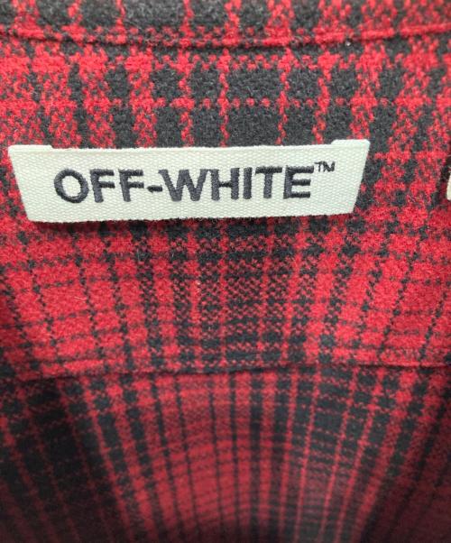 OFF-WHITE（オフホワイト）OFF-WHITE (オフホワイト) 長袖シャツ レッド サイズ:Mの古着・服飾アイテム
