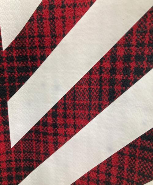 OFF-WHITE（オフホワイト）OFF-WHITE (オフホワイト) 長袖シャツ レッド サイズ:Mの古着・服飾アイテム