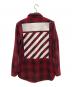 OFF-WHITE (オフホワイト) 長袖シャツ レッド サイズ:M：13000円