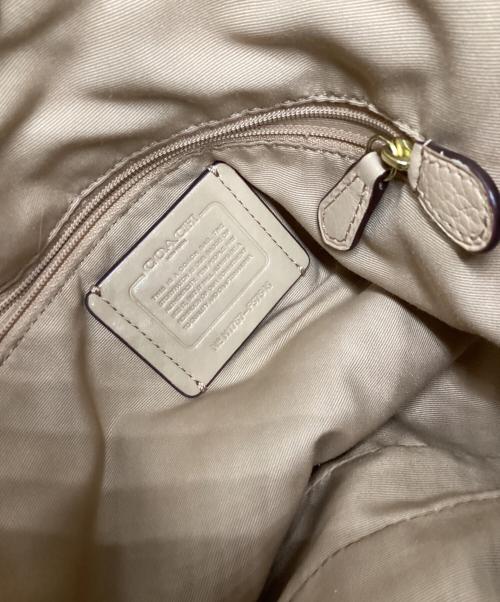 COACH（コーチ）COACH (コーチ) ハンドバッグ ベージュの古着・服飾アイテム