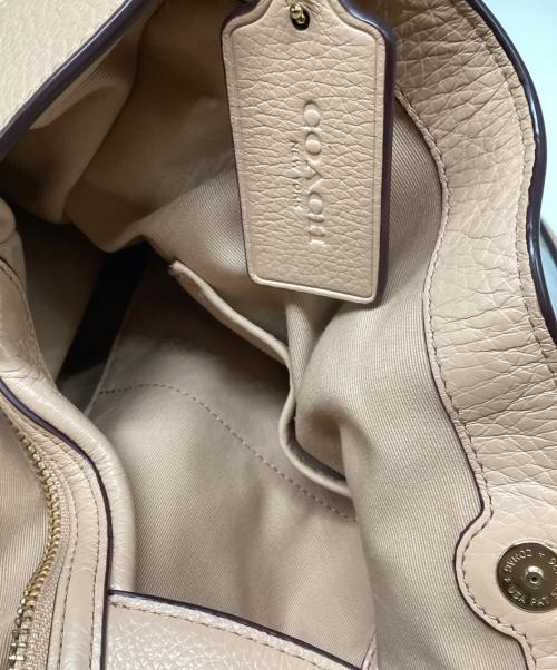 COACH（コーチ）COACH (コーチ) ハンドバッグ ベージュの古着・服飾アイテム