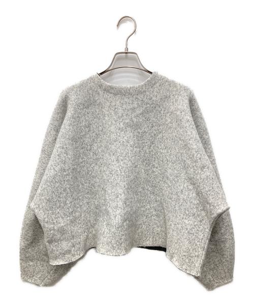 Room no.8（ルームエイト）Room no.8 (ルームエイト) FULLING ALPAKA ZIP COAT/フーリング アルパカ ジップ コート グレー サイズ:F 未使用品の古着・服飾アイテム