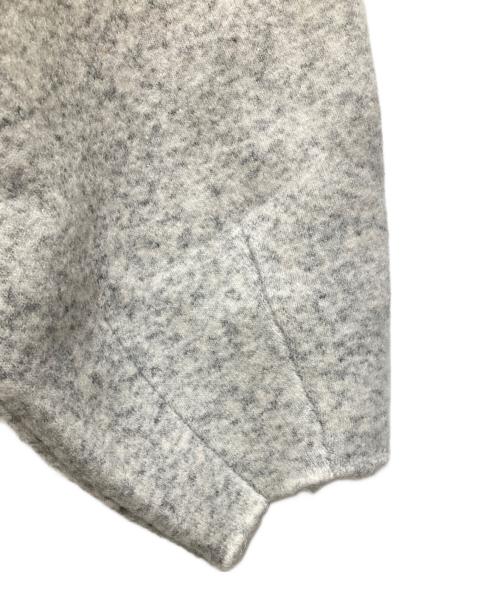 Room no.8（ルームエイト）Room no.8 (ルームエイト) FULLING ALPAKA ZIP COAT/フーリング アルパカ ジップ コート グレー サイズ:F 未使用品の古着・服飾アイテム