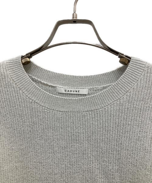 CADUNE（カデュネ）CADUNE (カデュネ) スプリングフレアニットセット ホワイト サイズ:38の古着・服飾アイテム