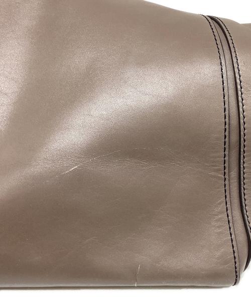 MOTHERHOUSE（マザーハウス）MOTHERHOUSE (マザーハウス) ハンドバッグ ベージュの古着・服飾アイテム