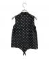 FRED PERRY (フレッドペリー) POLKA DOT SLEEVELESS SHIRT ブラック サイズ:10：5000円