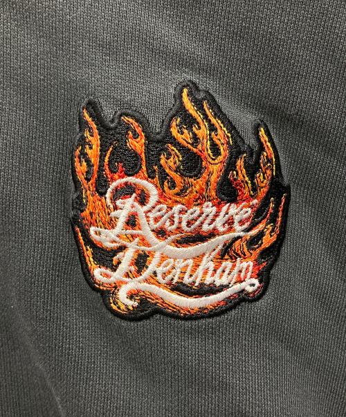 Denham（デンハム）Denham (デンハム) ATELIER RESERVE (アトリエリザーブ) バックプリントプルオーバーパーカー　29201-3-60002 グレー サイズ:Mの古着・服飾アイテム