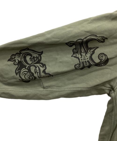 Denham（デンハム）Denham (デンハム) ATELIER RESERVE (アトリエリザーブ) アーチロゴプルオーバーパーカー カーキ サイズ:タグにサイズ表記なし（下記参照）の古着・服飾アイテム