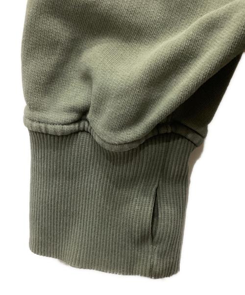 Denham（デンハム）Denham (デンハム) ATELIER RESERVE (アトリエリザーブ) アーチロゴプルオーバーパーカー カーキ サイズ:タグにサイズ表記なし（下記参照）の古着・服飾アイテム