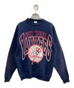 JOSTENSジャスティンズ）の古着「90'sヴィンテージスウェット」｜ネイビー