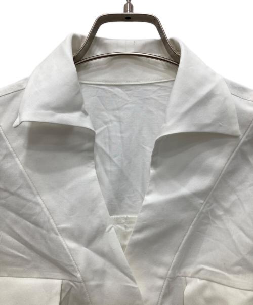 Sybilla（シビラ）Sybilla (シビラ) 2ポケットシャツ ホワイト サイズ:M 未使用品の古着・服飾アイテム