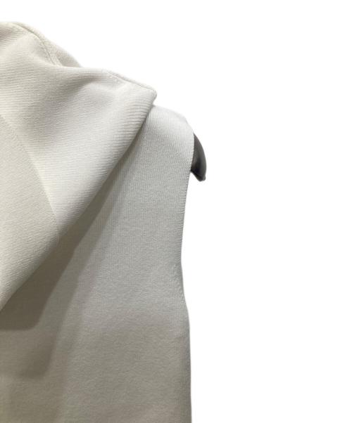 JENNE（ジェンヌ）JENNE (ジェンヌ) ショルダーラップサマーニット ホワイト サイズ:Sの古着・服飾アイテム