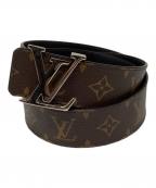 LOUIS VUITTONルイ ヴィトン）の古着「ベルト・LV イニシャル 40MM」｜ブラウン