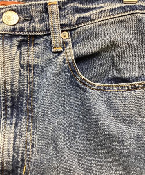 NEEDBY heritage（ニードバイヘリテージ）NEEDBY heritage (ニードバイヘリテージ) ワイドテーパードデニムパンツ インディゴ サイズ:30の古着・服飾アイテム