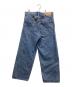 NEEDBY heritage (ニードバイヘリテージ) ワイドテーパードデニムパンツ インディゴ サイズ:30：5000円