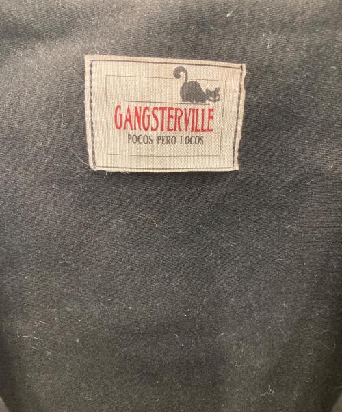 GANGSTERVILLE（ギャングスタービル）GANGSTERVILLE (ギャングスタービル) ホースハイドカーコート ブラック サイズ:Ｍの古着・服飾アイテム