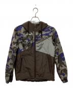 HERNOヘルノ）の古着「カモフラージュPT ナイロンフーデッドジャケット」｜ブラウン