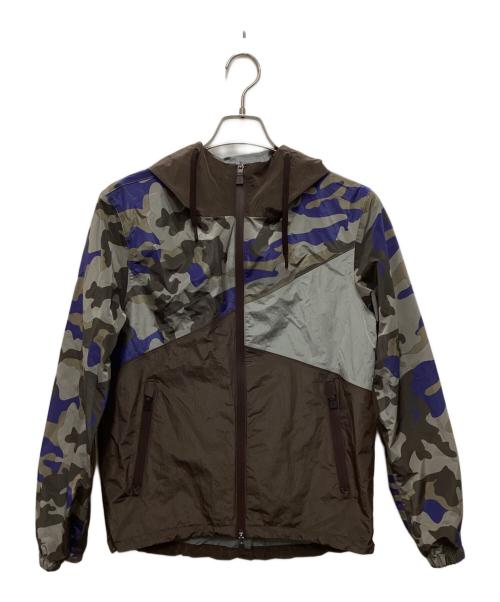 HERNO（ヘルノ）HERNO (ヘルノ) カモフラージュPT ナイロンフーデッドジャケット ブラウン サイズ:44の古着・服飾アイテム