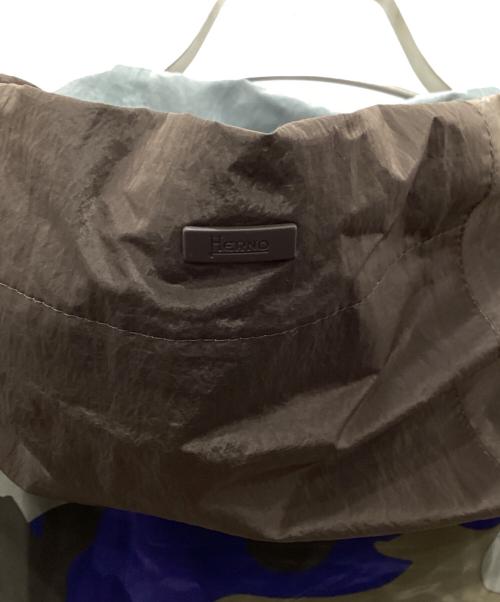 HERNO（ヘルノ）HERNO (ヘルノ) カモフラージュPT ナイロンフーデッドジャケット ブラウン サイズ:44の古着・服飾アイテム