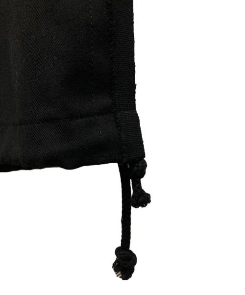 GROUND Y（グラウンドワイ）GROUND Y (グラウンドワイ) WOOL POLYESTER GABARDINE BALLOON PANTS ブラック サイズ:3の古着・服飾アイテム