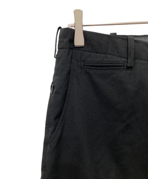 Yohji Yamamoto pour homme（ヨウジヤマモト プールオム）Yohji Yamamoto pour homme (ヨウジヤマモト プールオム) ウーコットンスラックス ブラック サイズ:2の古着・服飾アイテム