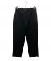 Yohji Yamamoto pour homme（ヨウジヤマモト プールオム）の古着「ウーコットンスラックス」｜ブラック