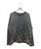 BLACK LABEL CRESTBRIDGEブラックレーベル クレストブリッジ）の古着「クルーネックニット」｜グレー
