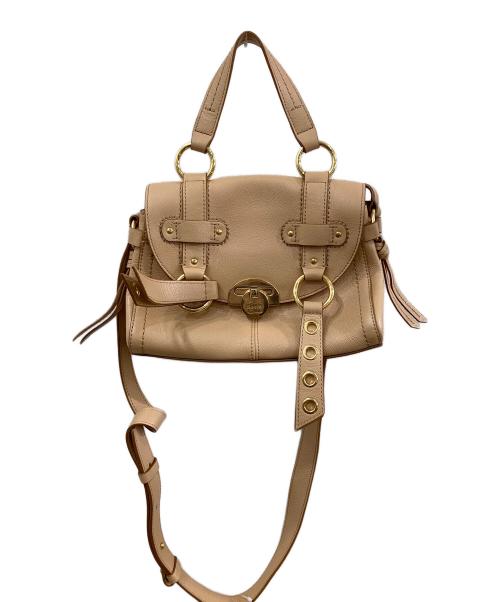 SEE BY CHLOE（シーバイクロエ）SEE BY CHLOE (シーバイクロエ) ALLEN サッチェルバッグ ベージュの古着・服飾アイテム