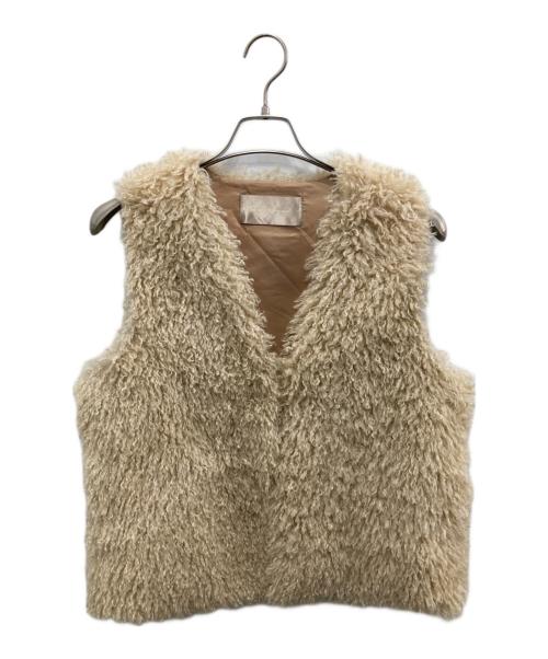 atelier brugge（アトリエ ブルージュ）atelier brugge (アトリエ ブルージュ) エコファージレ ベージュ サイズ:不明(実寸をご確認ください)の古着・服飾アイテム