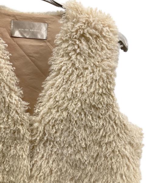 atelier brugge（アトリエ ブルージュ）atelier brugge (アトリエ ブルージュ) エコファージレ ベージュ サイズ:不明(実寸をご確認ください)の古着・服飾アイテム