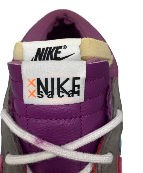 NIKE（ナイキ）NIKE (ナイキ) sacai (サカイ) KAWS (カウズ) Blazer Low/ブレーザー ロー パープル サイズ:28.5の古着・服飾アイテム