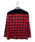 DIESEL (ディーゼル) デニム切替チェックシャツ レッド×インディゴ サイズ:S：5000円