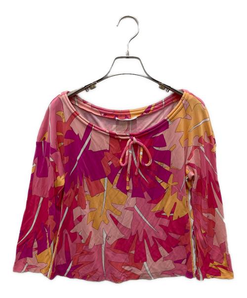 Emilio Pucci（エミリオ プッチ）Emilio Pucci (エミリオ プッチ) ブラウス ピンク サイズ:38の古着・服飾アイテム