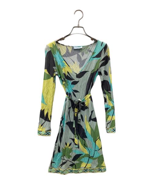 Emilio Pucci（エミリオ プッチ）Emilio Pucci (エミリオ プッチ) ワンピース グリーン サイズ:34の古着・服飾アイテム