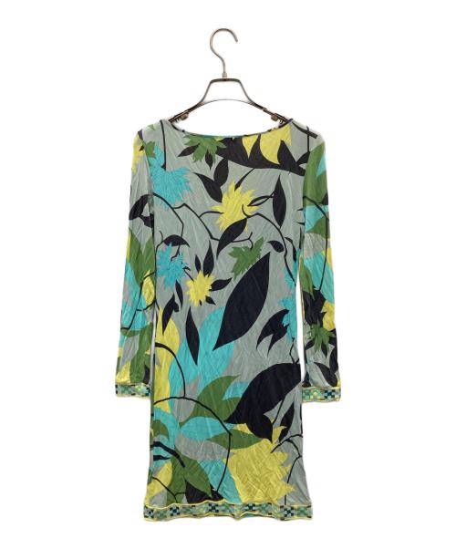 Emilio Pucci（エミリオ プッチ）Emilio Pucci (エミリオ プッチ) ワンピース グリーン サイズ:34の古着・服飾アイテム