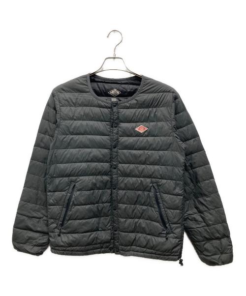 DANTON（ダントン）DANTON (ダントン) ノーカラーダウンジャケット グレー サイズ:40の古着・服飾アイテム