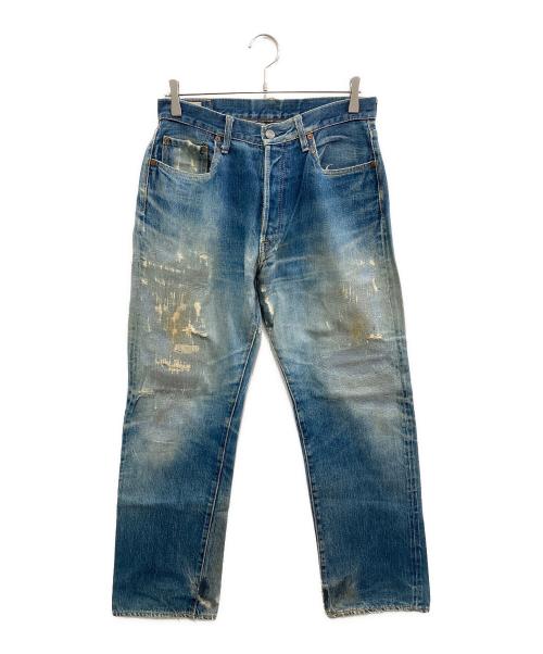 45rpm（45アールピーエム）45rpm (45アールピーエム) ダメージデニムパンツ ブルー サイズ:W32の古着・服飾アイテム